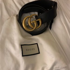 Black Gucci belt :) size 75